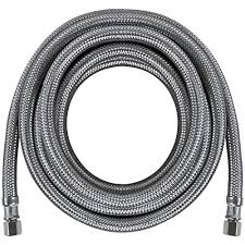 Over time, the leak can penetrate and swell hardwood flooring, ruin carpeting and even discolor tile grout. Buy Certified Appliance Accessories Ice Maker Water Line 15 Feet Pvc Core With Premium Braided Stainless Steel Online In Turkey B000yra2r0