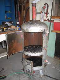 Vertical Smoker Build Photos Bbq Central Diy Wood Stove Smoker Designs Bbq Grill Diy