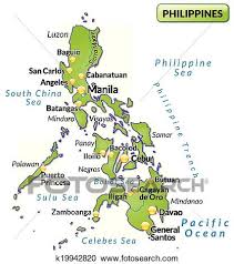 Żadne z tych określeń nie jest przesadą. Mapa O Filipiny Klipart K19942820 Fotosearch