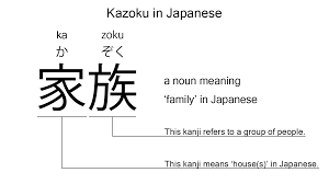 Kazoku is the Japanese word for 'family', explained