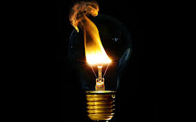 Light Fire Light Bulbs Black Background Wallpapers Hd Desktop And Mobile Backgrounds