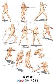 Tutorial Drawing Manga Pose Big Posebook For Manga Anime Character Sword Poses Manga Poses Anime Poses Reference Drawing Poses