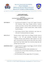 Surat tersebut memuat adanya keputusan yang dibuat pimpinan lembaga, organisasi, maupun pemerintahan terkait kebijakannya. Surat Keputusan Sk Jvc Masa Bhakti 2013 2015 Doc