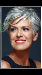 Straight spiky short pixie hairstyle for over 50. Haircuts For Thick Hair Over 50 Novocom Top