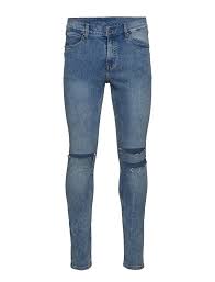 Cheap Monday Tight Sacred Blue Men Clothing Jeans Skinny