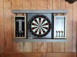 4.5 out of 5 stars 109. Barrington Prescott Collection 40 Dartboard Cabinet Set Steel Tip Darts Gray Walmart Com Walmart Com
