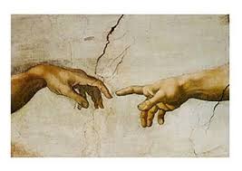 Creation Of Adam Detail Art Print Michelangelo Buonarroti Art Com Michelangelo Paintings The Creation Of Adam Hand Art