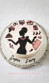 Multitasking Woman Celebrating With This Sweety Cake Cake Creative Decor