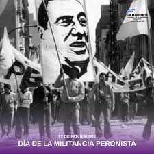 Día de la Militancia Peronista 💙 Cada 17 de noviembre recordamos el  histórico regreso de Juan Domingo Perón a la Argentina, un hecho que marcó  para siempre la fuerza, la lealtad y
