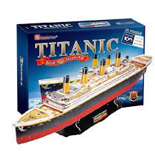Free shipping orders $75+ · huge jigsaw puzzle store T0424 3d Puzzles Titanic Ship Diy Paper Model Kids Creative Gifts Children Educational Toys Deluxe Edition Toy Horses For Kids Toy Labelstoy Car Steering Wheel Aliexpress