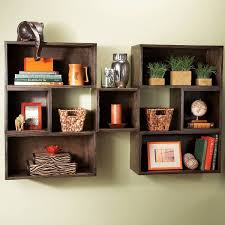 Fill them with anything from books to blankets. Box Diy Shelves