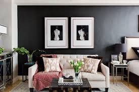 Desain kamar tidur dengan skema warna hitam putih rumah diy via rumahdiy.com. Tips Aplikasi Warna Hitam Pada Dinding Interior Apartemen Jual Apartemen Com