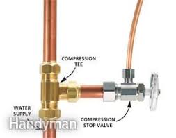 Here S How To Run A Water Line To Your Refrigerator S Icemaker Plumbing Diy Plumbing Appliance Repair