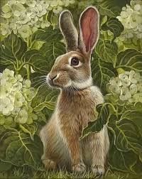 Artist Yana Movchan Rabbit Art Bunny Art Rabbit Painting