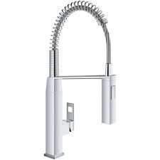#kitchen #kitchenideas grohe supports you in your endeavour to create the kitchen of your dreams, which is why we offer a wide range of faucets and fittings that match the look. Grohe Eurocube Kitchen Mixer 31395000 Chrome C Spout With Professional Shower