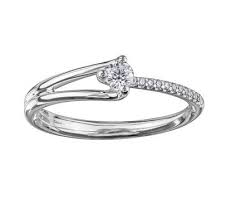 Buy White Gold Diamond Promise Ring Online In Canada Buy Diamonds Online Canadian Diamond Rings Diamond Pendant Sets