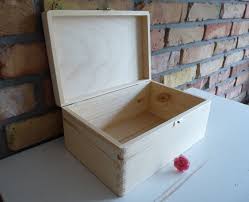 Large Wooden Treasure Chest Box With Hinges Wooden Storage Box Wooden Large Box Unfinished Unpainted Plain Wo Wooden Storage Boxes Chests Diy Wooden Storage