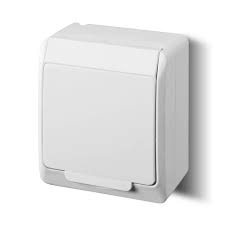 Für die küche oder egal ob sie lichtschalter und steckdosen für ihren neubau suchen oder ihre alten installationen. Weisse Steckdose Aufputz Zur Wandmontage Wasserdicht Online Kaufen