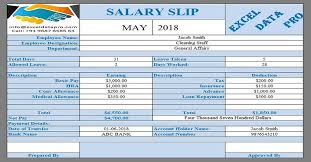 Importance of payslips template format. 9 Ready To Use Salary Slip Excel Templates Exceldatapro