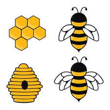 Bee Set Colored Honey Bees Honeycombs Beehive Vector Illustration Bee Clipart Bee Icons Honey Icons Png And Vector With Transparent Background For Free Downl In 2021 Bumblebee Animal Bee Icon Bee Clipart