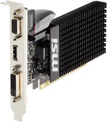 The speed at which you could do tasks on it was so fast, and it felt like your life was greatly improved as a result. Msi Nvidia Geforce Gt 710 1gd3h Lp Graphics Card 1gb Ddr3 954mhz Low Profile Low Consumption Vga Dvi D Hdmi Htpc Silent Passive Fanless Cooling System Msi