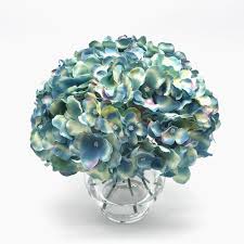 Add a touch of subtle floral elegance to any room! Highland Dunes Silk Hydrangea Flower Arrangements And Centerpiece In Vase Reviews Wayfair