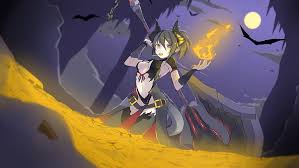 The images on this page are thumbnails of clipart created to be used as halloween backgrounds for websites or wallpapers for desktops, tablets and smartphones. 1082x1922px Free Download Hd Wallpaper Halloween Demon Girls Moonlight Fire Horns Yellow Nature Wallpaper Flare