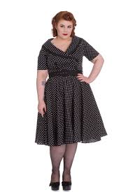 60 S Vintage Style Polka Dot Starlet Wide V Neck Collar Party Dress Polka Dress Retro Inspired Dress Mimi Dress