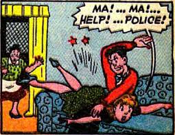 When Women Being Spanked by Super-Heroes in the Early Comic Books ~ Vintage  Everyday
