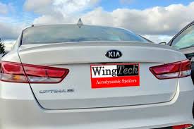 The 2008 kia optima has a pleasant ride, though larger bumps can be jarring; Automotive Fits The 2006 5 2007 2008 2009 Kia Optima Custom Style Spoiler Spoilers Wings