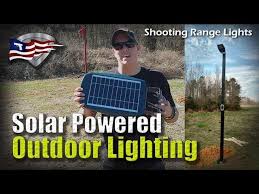 Outdoor lights are some of the best items you can buy for the outside of your home and the reasons for that are numerous. Solar Outdoor Lighting Solutions Shooting Range Lights Youtube