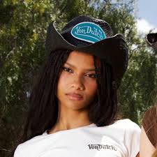 Von Dutch White & Blue Classic Cowboy Hat