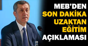 Milli eğitim bakanlığı, corona virüs salgını döneminde ölçme ve değerlendirme uygulamalarına ilişkin 81 il milli eğitim müdürlüğü'ne gönderdiği yazıda sınavların okullarda meb sınav sistemini açıkladı. Meb Den Son Dakika Uzaktan Egitim Aciklamasi