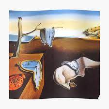 Melting clock inspired by salvador dali's the persistence of memory. Salvador Dali Melting Clock Digital Painting Sticker By Vintageprints13 Redbubble