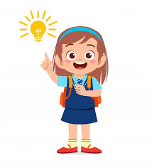 Happy Cute Little Kid Boy With Light Ide Premium Vector Freepik Vector Light Girl Character Cartoon In 2020 Kids Clipart Cute Clipart Cartoon Pics