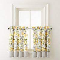 A great solution for both single and double windows. Kitchen Window Curtains Kitchen Curtain Sets Jcpenney