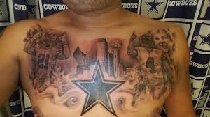 Post malone gets gigantic skull tattoo on his head) the necklace featured 3,000 stones, 9.7 carats of baguettes, 13.5 carats of sapphires and 8.7 carats of diamonds, according to tmz. Jon Machota On Twitter Searched Dallas Cowboys Tattoos