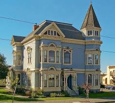 Pretty Blue Modern Victorian Homes Victorian Style Homes Victorian Architecture