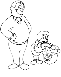 Um retrato de família gratis! Desenhos De Pai E Filha Para Colorir E Imprimir Colorironline Com