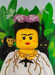 Biografia De Frida Kahlo Y Sus Obras Mas Importantes Artist Playfully Reimagines Classic Art Paintings As Lego People Art Parody Lego Painting Classic Art