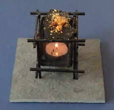 At this point, some people pour a small pile of salt in the indention on top of the disc. Making Incense Start