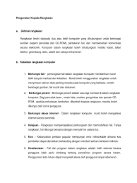 Semua node/ komputer bersambung terus ke kabel backbone. Pengenalan Kepada Rangkaian
