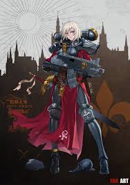 Ecclesiarch alexis xxii, sebastian thor's successor, divides the orders militant of the convent sanctorum and convent prioris into four orders1d: Adepta Sororitas And Necron Warhammer 40k Drawn By Moonface Danbooru