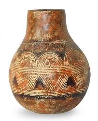 Ceramic Vase African Gourd Novica African Pottery Ancient Sculpture Ancient Pottery
