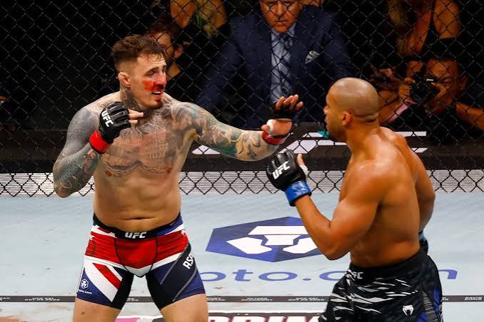 Aspinall UFC title defence ends in no-contest after eye-poke | Reuters
