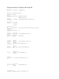 This listing is limited to those independent companies and subsidiaries notable enough to have their own articles in wikipedia. Pharmaceutical Company Hr Email Id Healthcare Industry Companies