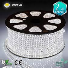 Dis Mekan Serit Led 220 Volt Uc Cipli Beyaz 100 Metre 525 00 Tl Kdv Led Ampul Projektor