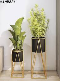 A plant stand doesn't need to be overly sophisticated or to have a very detailed or complex design. Flower Rack Home Decor Plant Stand Living Room Flower Vase Garden Flowerpot Flower Shelf Indoor Floor Vase Big Planter Rack Vases Aliexpress