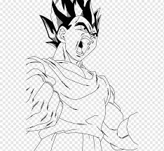 As the gamecube version was released almost a year after the. Vegeta Line Art Drawing Cartoon Dragon Ball Z Coloring Book Series Vol 1 Colorin White Face Hand Png Pngwing