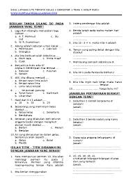 Maybe you would like to learn more about one of these? Top Pdf Soal Ukk Tematik Kelas 4 Tema 7 K 13 123dok Com